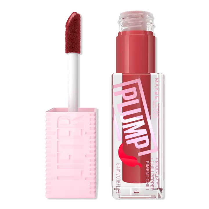 Maybelline Lifter Plump Lip gloss con Chile Makeup Bar