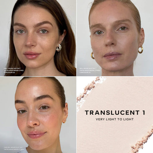 Saie Slip Tint Polvos Compactos Traslúcidos