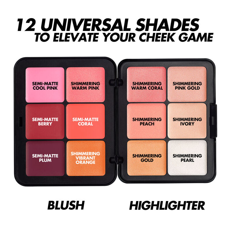 Make Up For Ever HD Skin Paleta de Blush e Iluminador