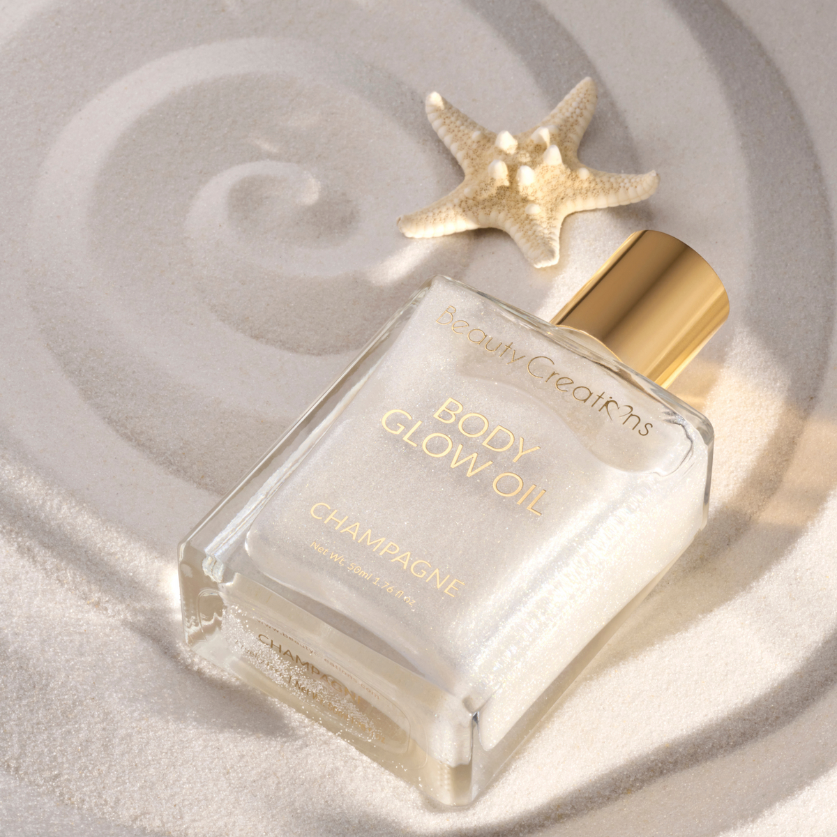 Beauty Creations Aceite corporal con brillo