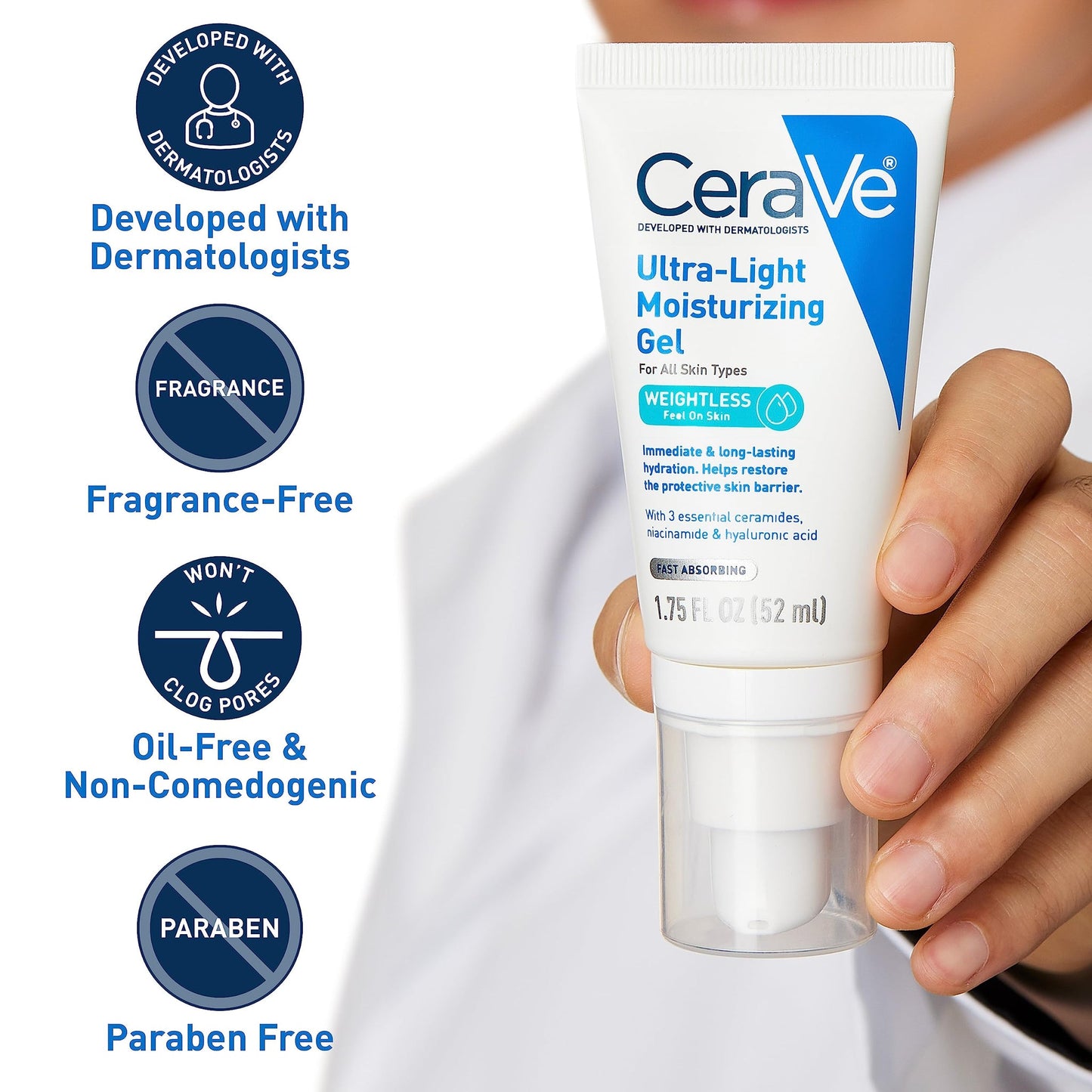 CeraVe Ultra-Light Hidratante en gel