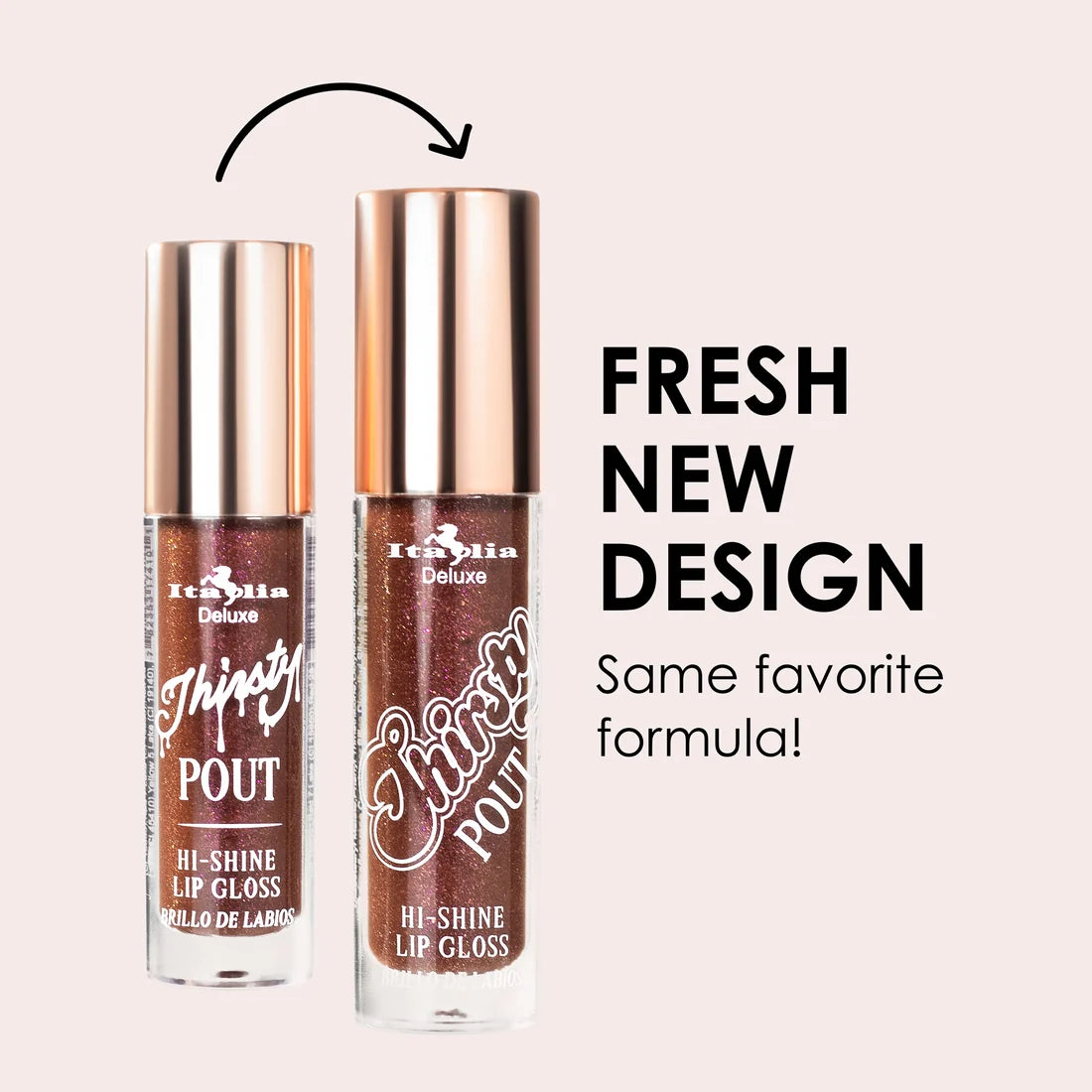 Italia Deluxe Lip Gloss Thirsty Pout