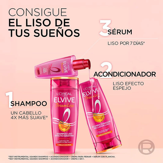 L'Oréal Paris Elvive Dream Liso Tratamiento Sérum Capilar con Keratina