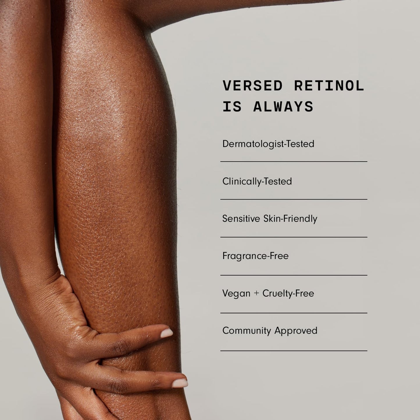 Versed Press Restart Retinol Body Lotion