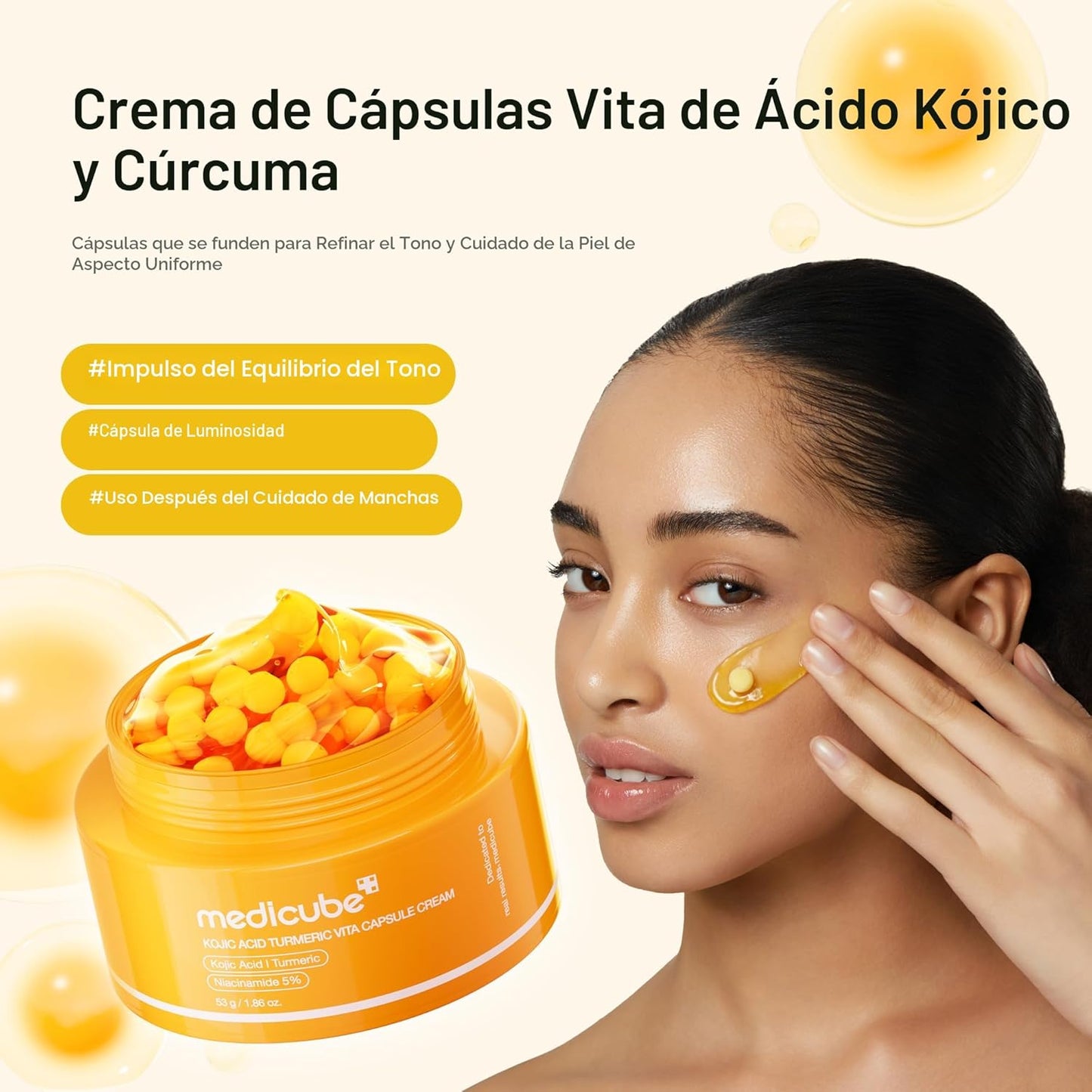 Medicube Kojic Ácido Turmeric Vita Capsule Cream