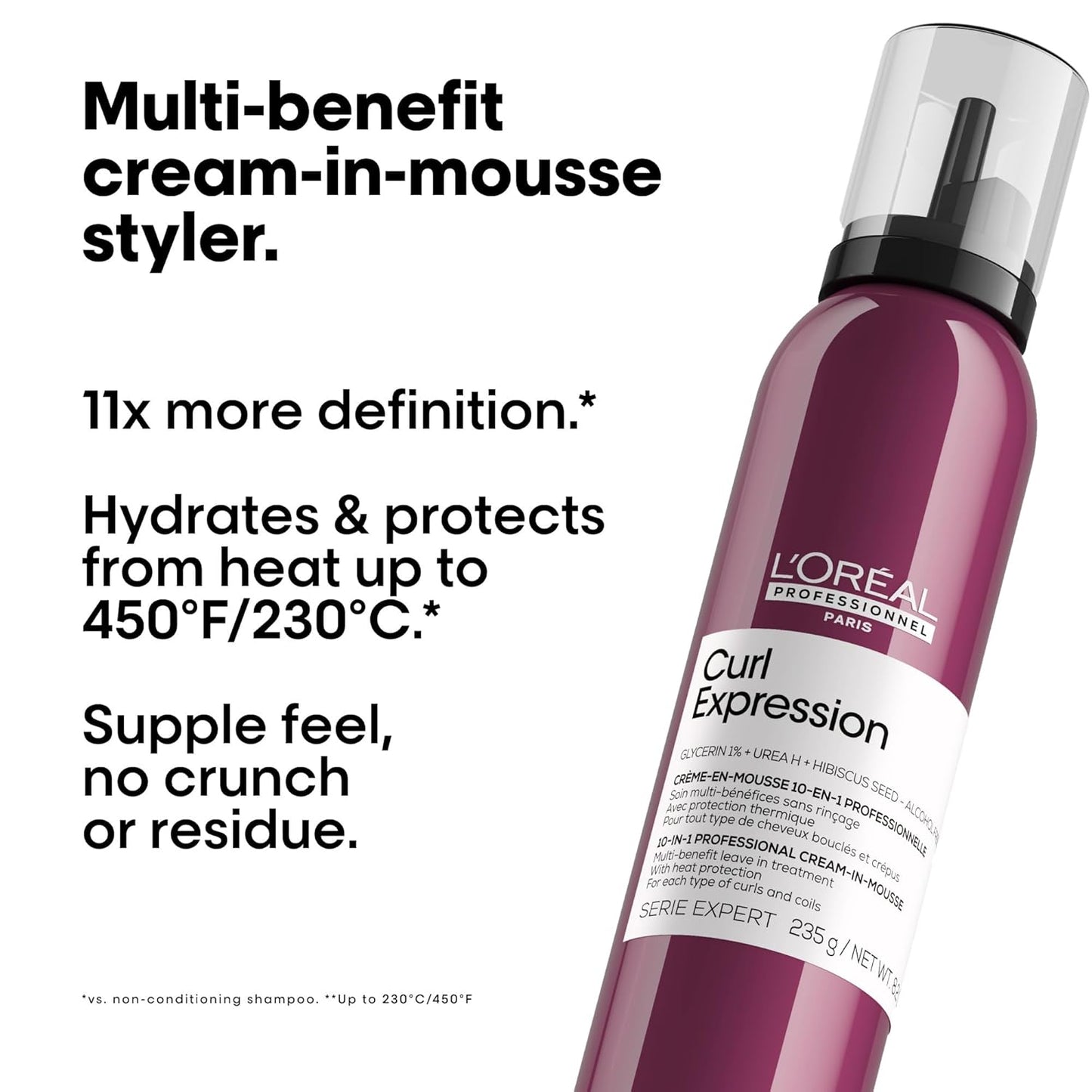 L'Oréal Curl Expression 10 in 1 Professional Cream in Mousse