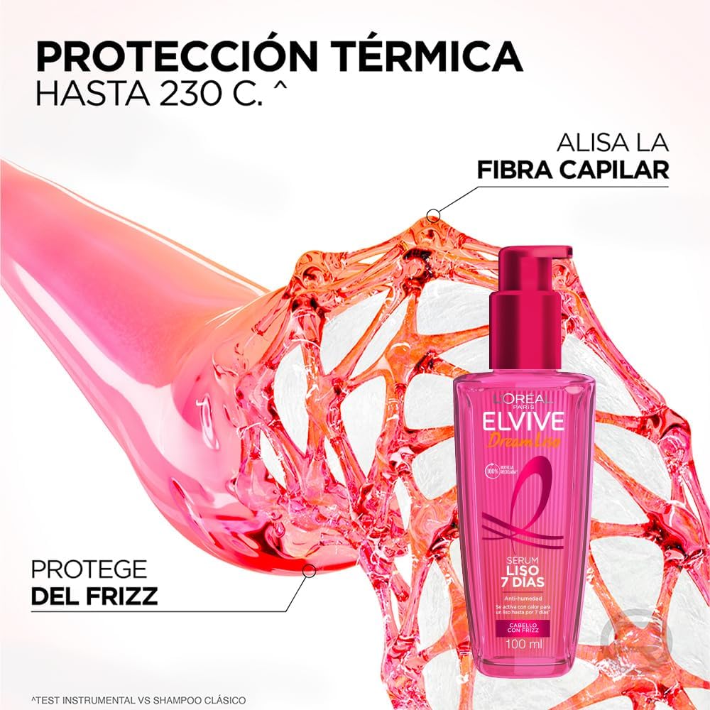 L'Oréal Paris Elvive Dream Liso Tratamiento Sérum Capilar con Keratina