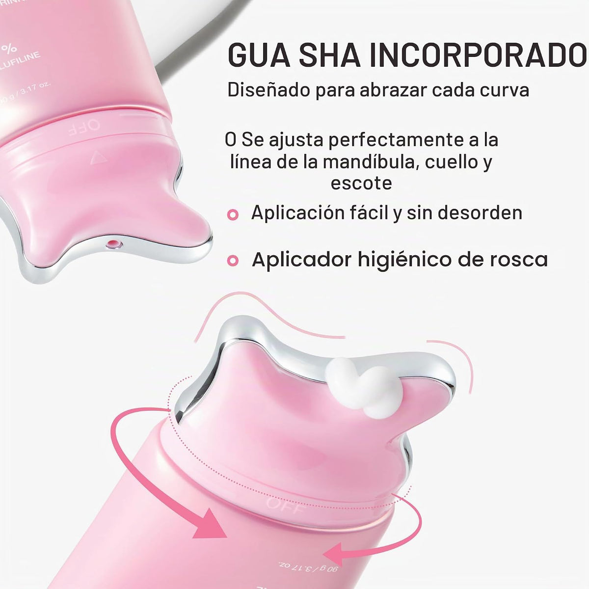 Medicube PDRN Collagen Gua Sha Crema antiarrugas para cuello