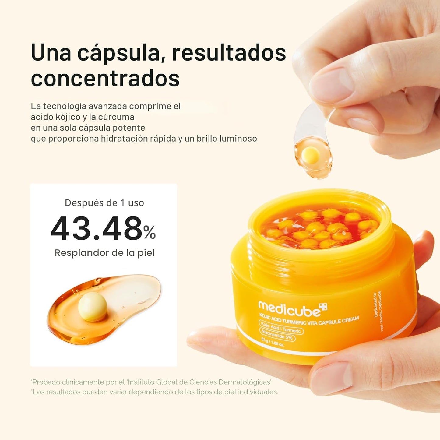 Medicube Kojic Ácido Turmeric Vita Capsule Cream