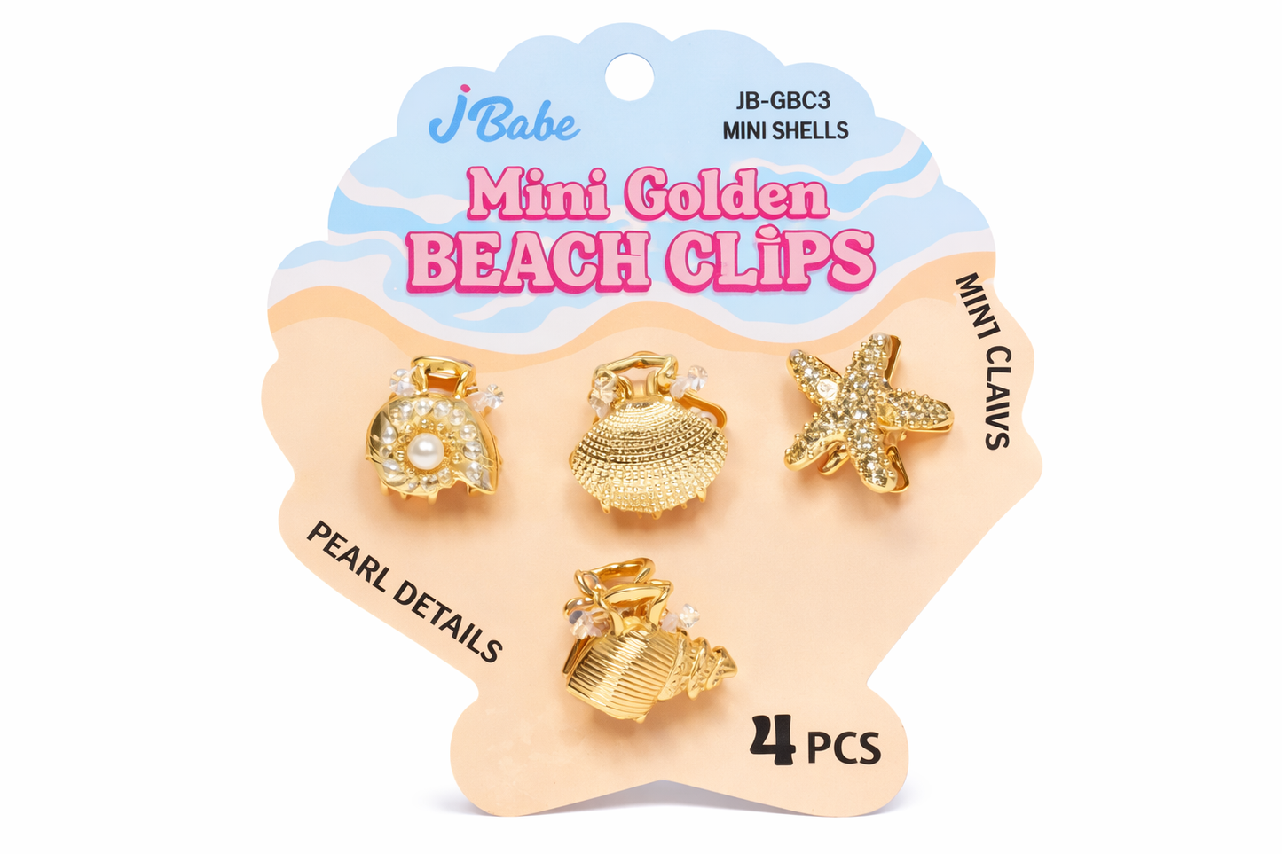 J Babe Ganchos para Playa Clips