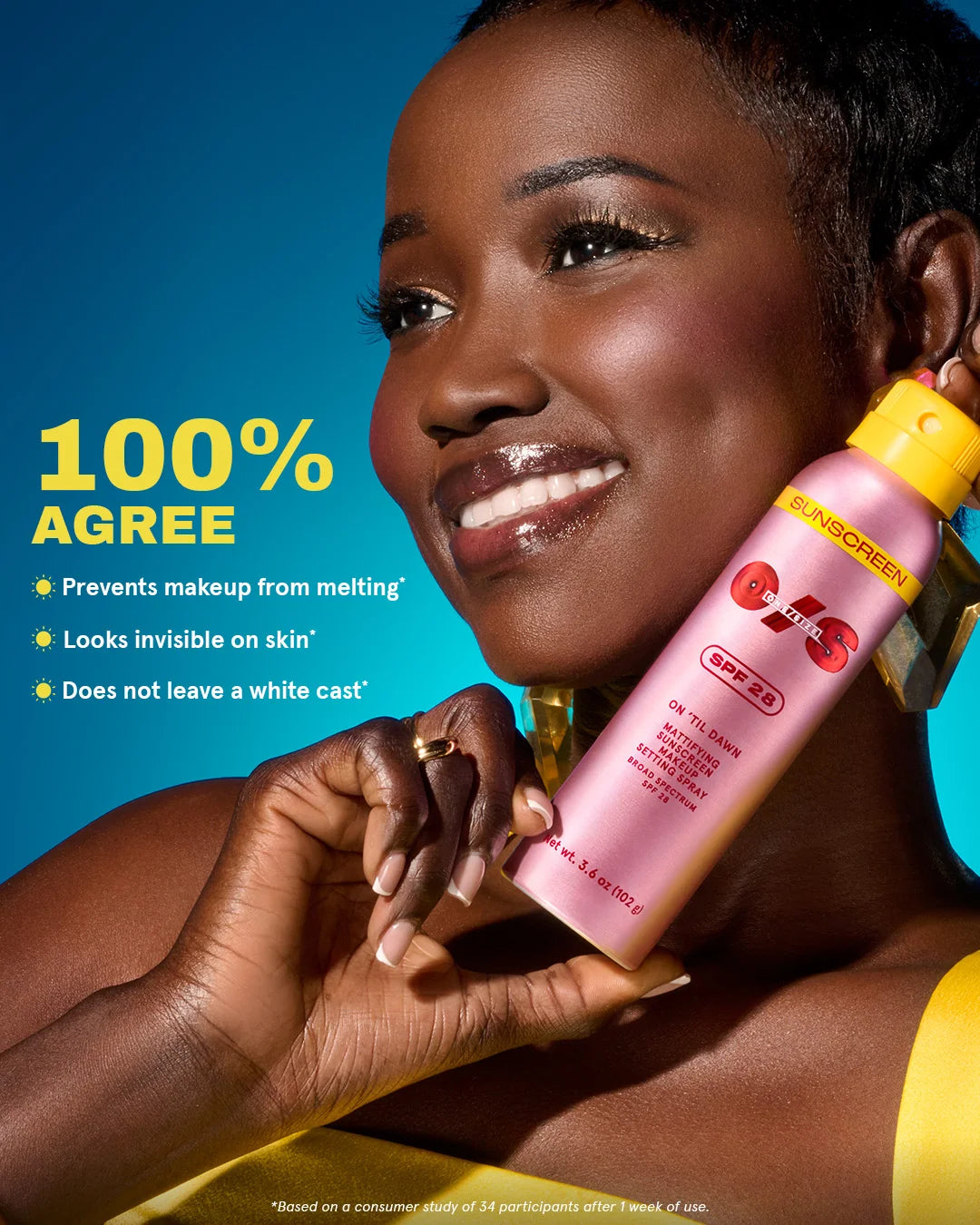 One Size Fijador de Maquillaje con 28 SPF