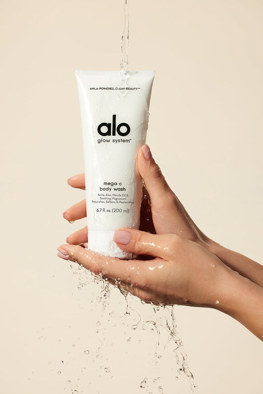 alo glow system body wash