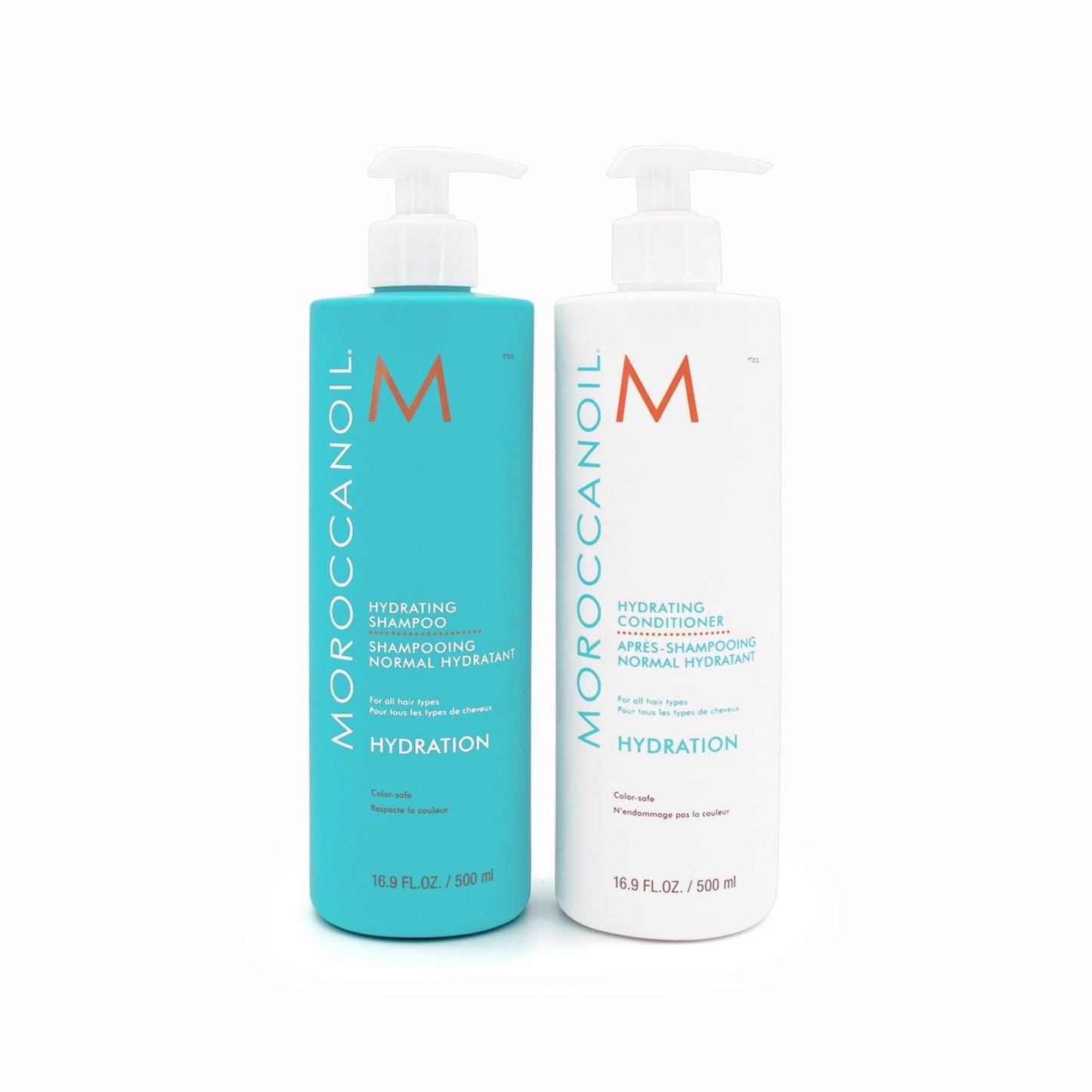 Moroccanoil duo de hidratación shampoo y acondicionador 500 ml