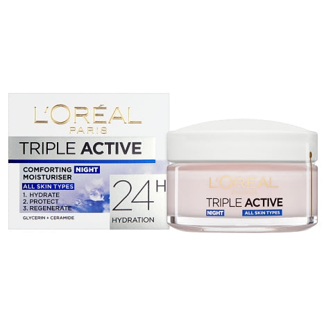 L’Oreal Triple Active Hidratante para noche