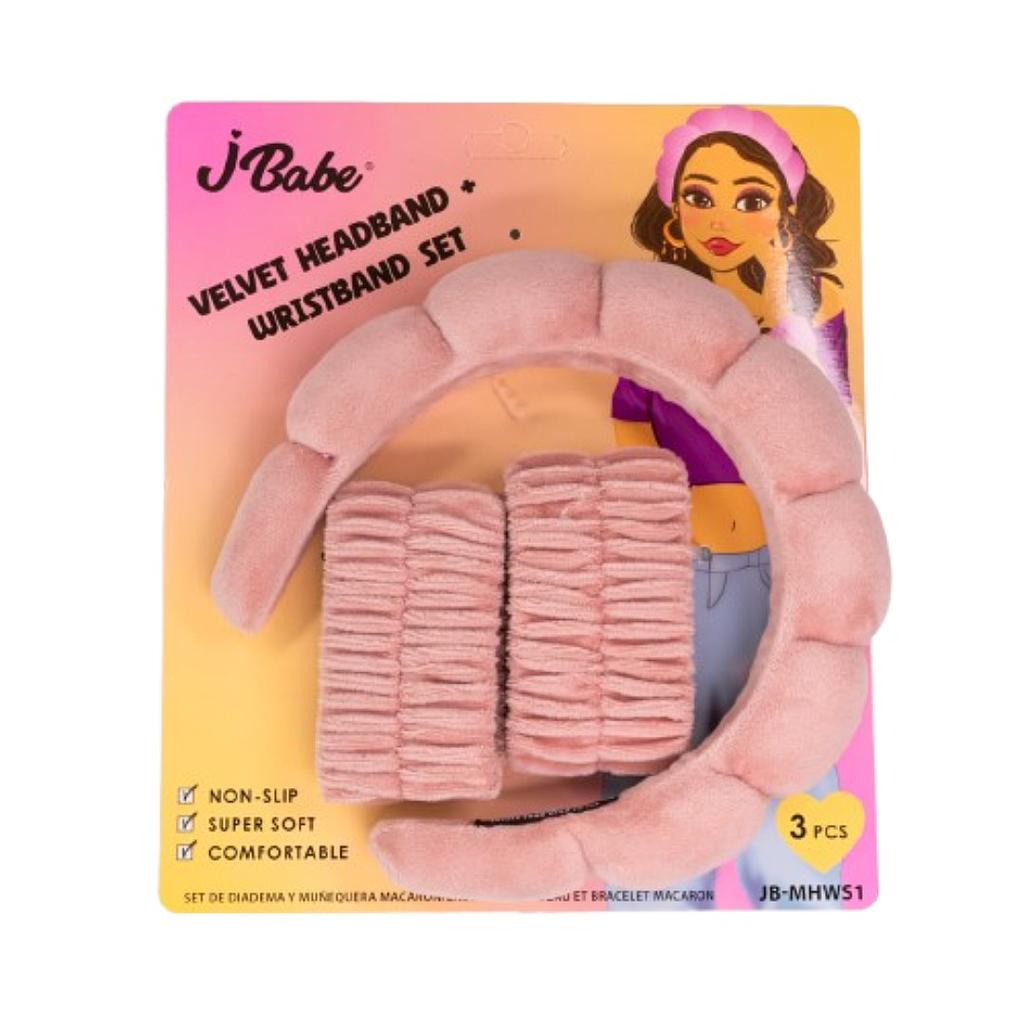 J-Babe Velvet Headband 3 piezas