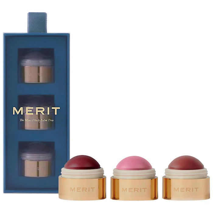 Merit Mini Flush Balm Trio