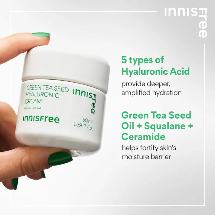 Innisfree Green Tea+HA Crema para el rostro