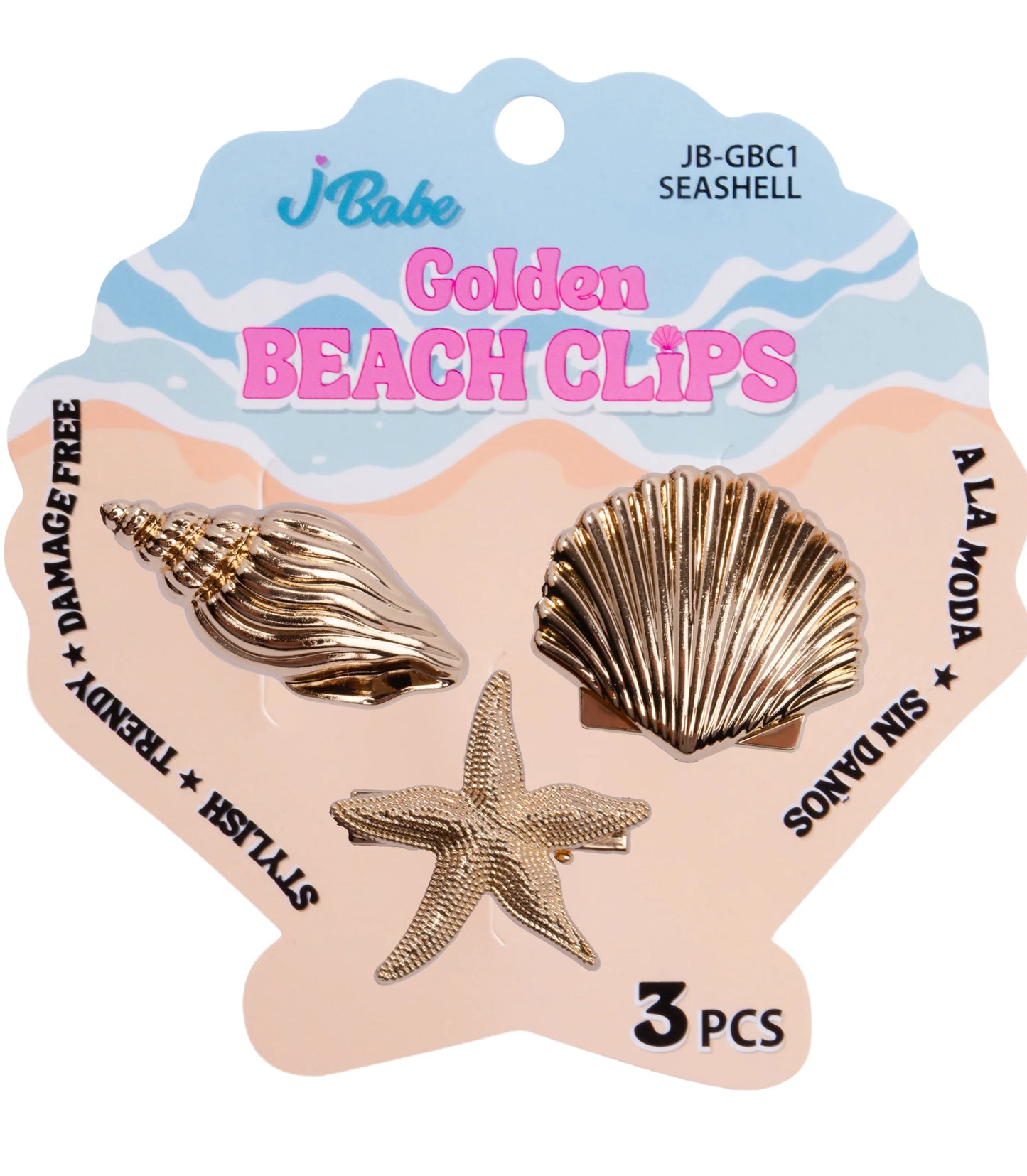 J Babe Ganchos para Playa Clips