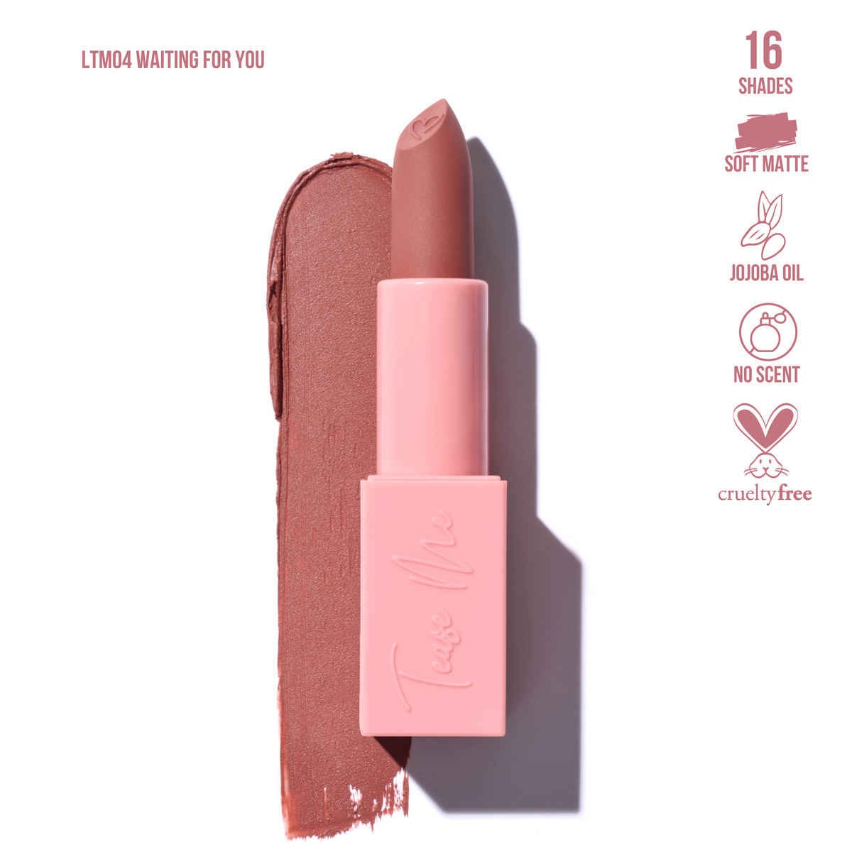 Beauty Creations Tease Me Lipsticks Nude