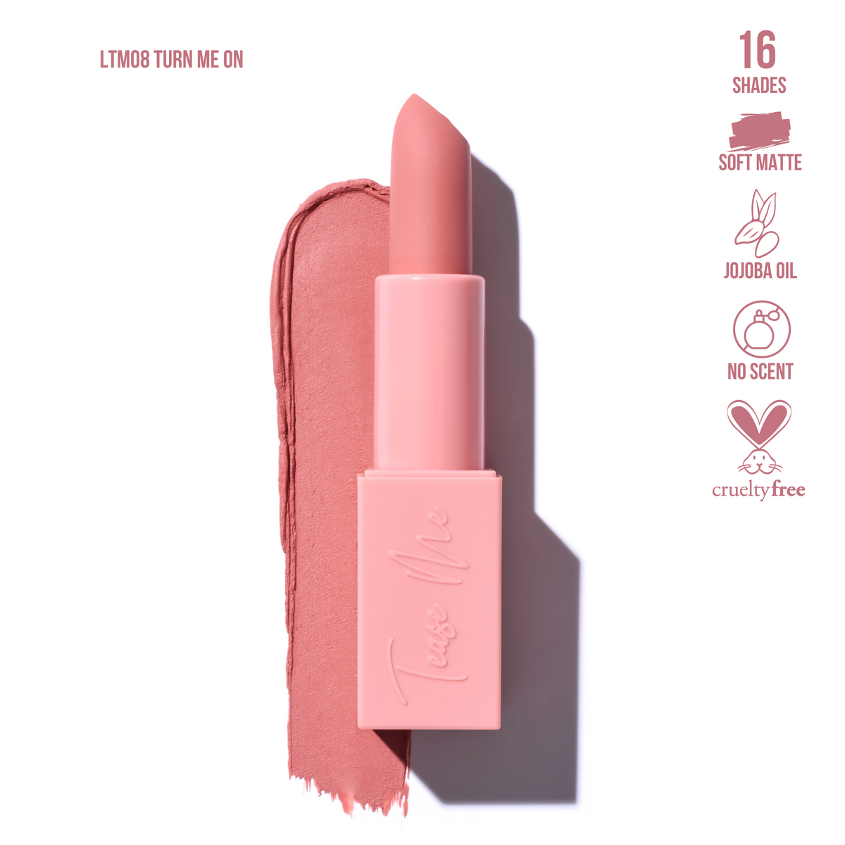 Beauty Creations Tease Me Lipsticks Nude