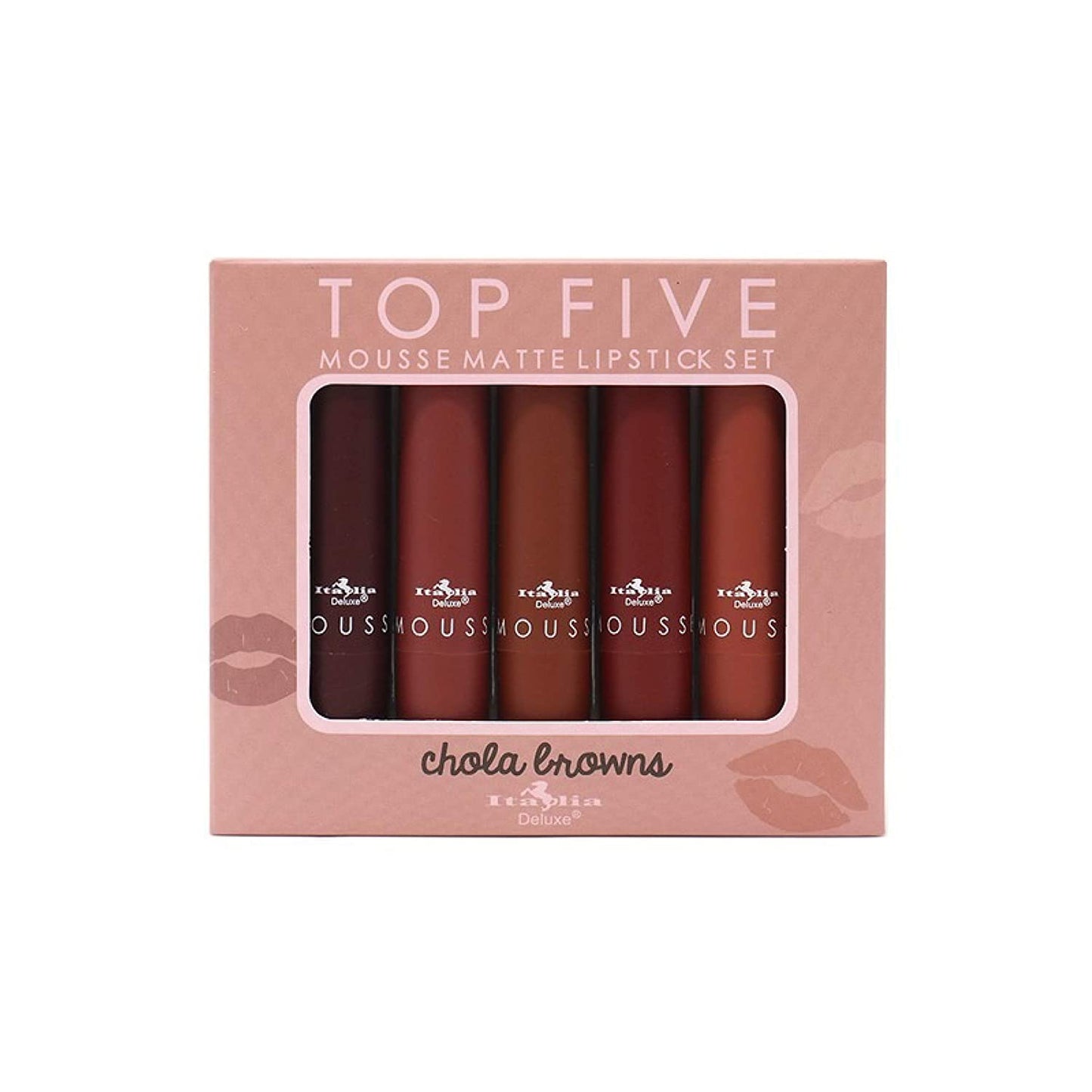 Italia Top Five Mouse Matte Lipstick Chola Browns