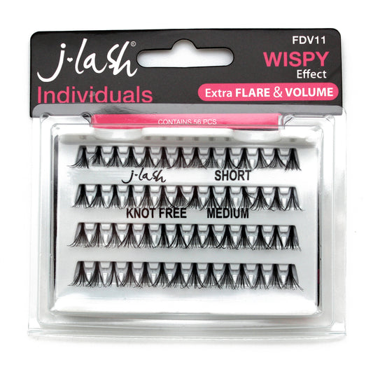 J - Lash pestañas wispy individuales