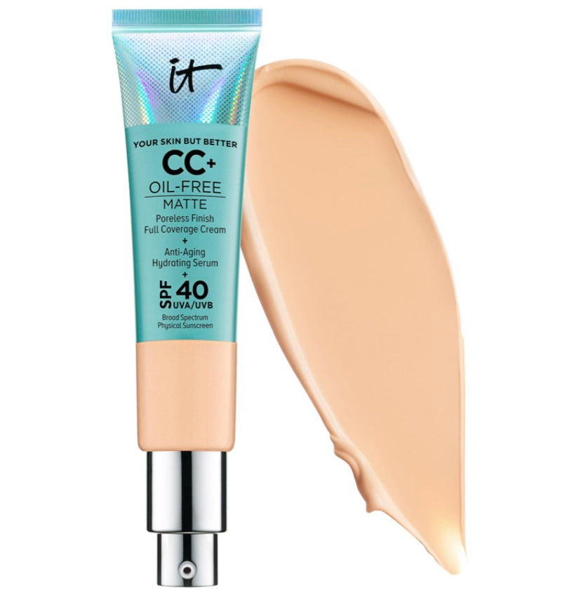 It Cosmetics CC cream SPF 40 para piel grasa