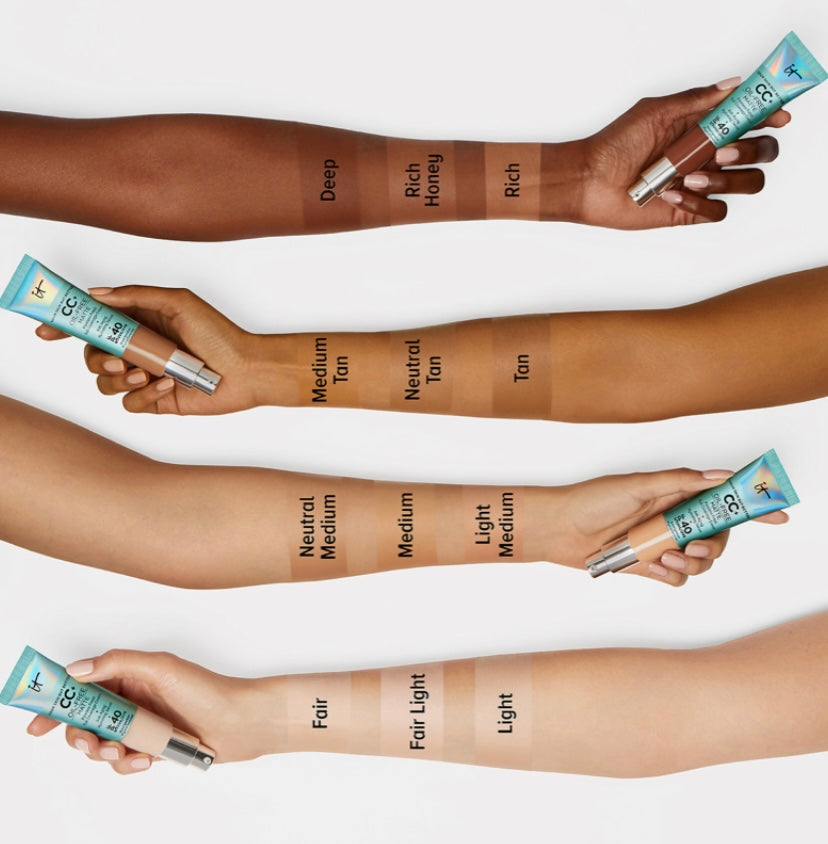 It Cosmetics CC cream SPF 40 para piel grasa